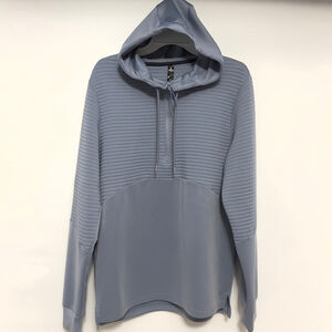 APANA Men's M Blue OTTOMAN Active SWEATSHIRT Zip PULLOVER Sports Hoodie Top